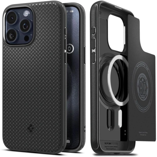 Kup Etui Spigen Mag Armor MagSafe Apple iPhone 15 Pro Max Matt Fekete - SPN2962 - {ean13} - Sklep Home Screen