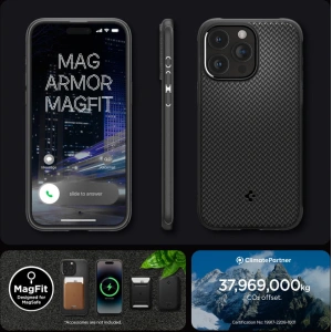 Buy Spigen Mag Armor MagSafe Apple iPhone 15 Pro Max Matte Black - SPN2962 - {ean13} - Home Screen Store Europe
