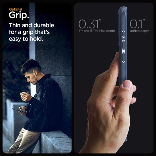 Kup Case Spigen Mag Armor MagSafe Apple iPhone 15 Pro Max Marineblau - SPN2963 - {ean13} - Sklep Home Screen