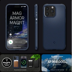 Buy Spigen Mag Armor MagSafe Apple iPhone 15 Pro Max Navy Blue - SPN2963 - {ean13} - Home Screen Store Europe