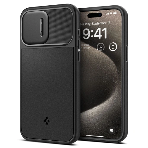 Buy Spigen Optik Armor Mag MagSafe Apple iPhone 15 Pro Max Black - SPN2964 - {ean13} - Home Screen Store Europe