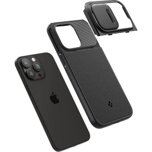 Kup Case Spigen Optik Armor Mag MagSafe Apple iPhone 15 Pro Max Schwarz - SPN2964 - {ean13} - Sklep Home Screen