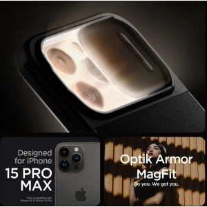 Kup Etui Spigen Optik Armor Mag MagSafe Apple iPhone 15 Pro Max Černá - SPN2964 - {ean13} - Sklep Home Screen