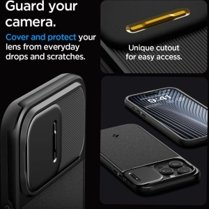 Kup Case Spigen Optik Armor Mag MagSafe Apple iPhone 15 Pro Max Schwarz - SPN2964 - {ean13} - Sklep Home Screen