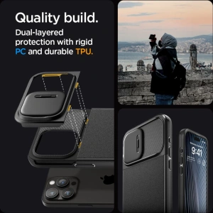 Kup Etui Spigen Optik Armor Mag MagSafe Apple iPhone 15 Pro Max Černá - SPN2964 - {ean13} - Sklep Home Screen