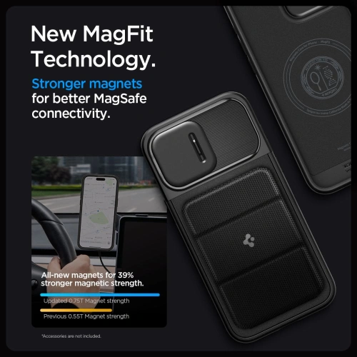 Buy Spigen Optik Armor Mag MagSafe Apple iPhone 15 Pro Max Black - SPN2964 - {ean13} - Home Screen Store Europe