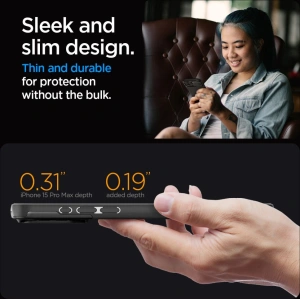Kup Etui Spigen Optik Armor Mag MagSafe Apple iPhone 15 Pro Max Černá - SPN2964 - {ean13} - Sklep Home Screen