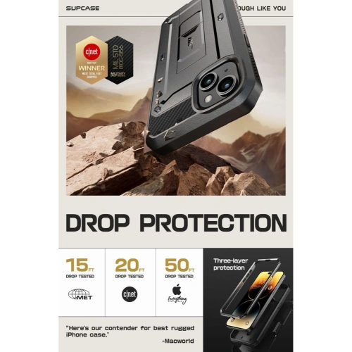 Kup Supcase Apple Husă Unicorn Beetle Pro iPhone 15 Plus / 14 Plus Negru - SPC388 - {ean13} - Sklep Home Screen