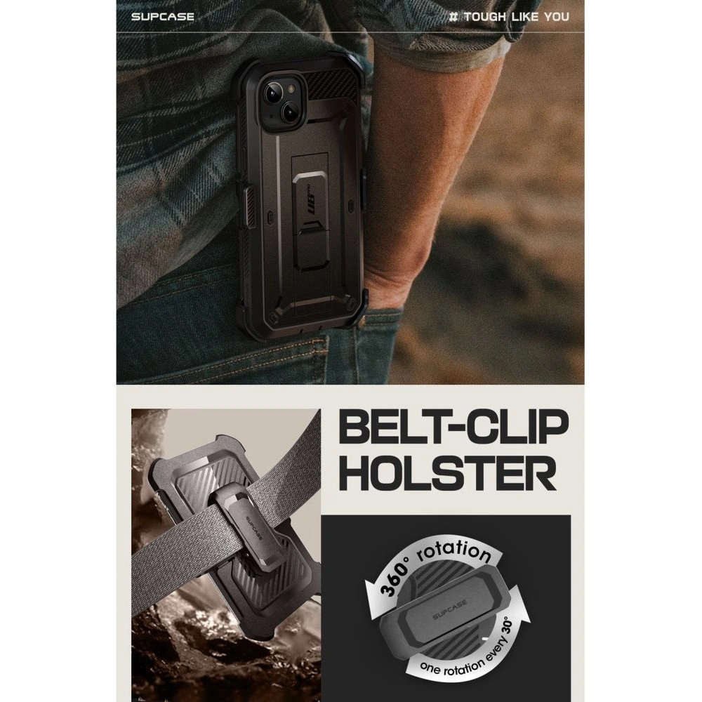 Etui Supcase Unicorn Beetle Pro Apple iPhone 15 Plus / 14 Plus Black