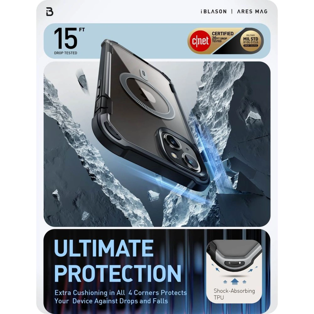 Etui Supcase IBLSN Ares Mag MagSafe Apple iPhone 15 Plus / 14 Plus Black