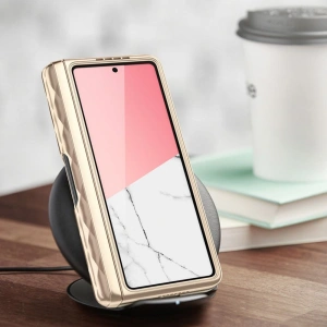 Kup Supcase Samsung Carcasă Cosmo Pen Galaxy Z Fold5 Marble Roz - SPC397 - {ean13} - Sklep Home Screen