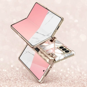 Kup Supcase Samsung Carcasă Cosmo Pen Galaxy Z Fold5 Marble Roz - SPC397 - {ean13} - Sklep Home Screen