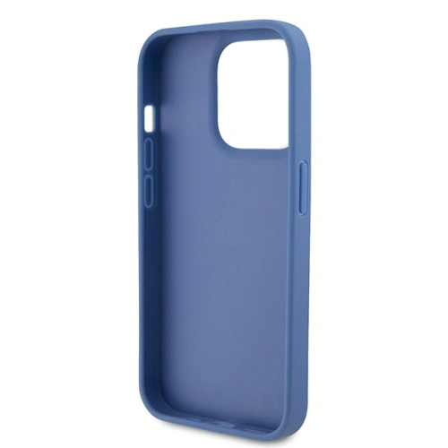 Kup Case Guess GUHCP15LP4TDPB Apple iPhone 15 Pro Hardcase Leder 4G Triangle Strass blau/blue - GUE2896 - {ean13} - Sklep Home Screen