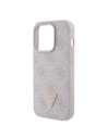 Kup Etui Guess GUHCP15LP4TDPP Apple iPhone 15 Pro hardcase Leather 4G Triangle Strass różowy/pink - GUE2897 - {ean13} - Sklep Home Screen
