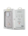 Kup Case Guess GUHCP15LP4TDPP Apple iPhone 15 Pro Hardcase Leder 4G Triangle Strass rosa/pink - GUE2897 - {ean13} - Sklep Home Screen