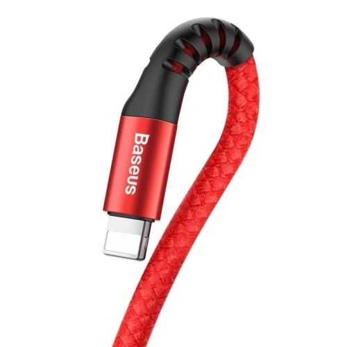 Kup Kabel sprängungslicht Lightning Baseus Spring 1m 2A (rot) - BSU352RED - {ean13} - Sklep Home Screen