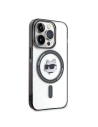 Buy Karl Lagerfeld KLHMP15XHCHNOTK Apple iPhone 15 Pro Max hardcase IML Choupette`s Head MagSafe transparent - KLD1708 - {ean13} - Home Screen Store Europe