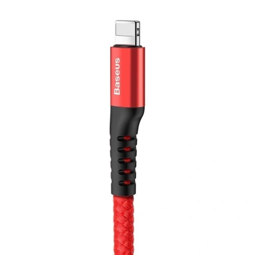 Kup Kabel sprängungslicht Lightning Baseus Spring 1m 2A (rot) - BSU352RED - {ean13} - Sklep Home Screen