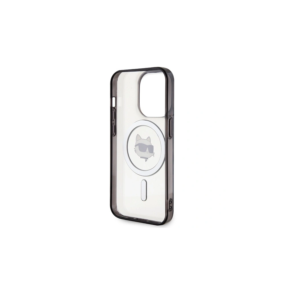 Etui Karl Lagerfeld KLHMP15XHCHNOTK Apple iPhone 15 Pro Max hardcase IML Choupette`s Head MagSafe transparent