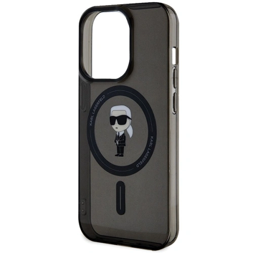Buy Karl Lagerfeld KLHMP15XHFCKNOK Apple iPhone 15 Pro Max hardcase IML Ikonik MagSafe black - KLD1709 - {ean13} - Home Screen Store Europe