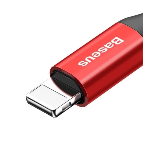 Kup Kabel sprężynowy Lightning Baseus Spring 1m 2A (czerwony) - BSU352RED - {ean13} - Sklep Home Screen