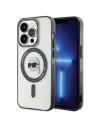 Buy Karl Lagerfeld KLHMP15XHKHNOTK Apple iPhone 15 Pro Max hardcase IML Karl`s Head MagSafe transparent - KLD1710 - {ean13} - Home Screen Store Europe