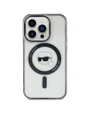Buy Karl Lagerfeld KLHMP15XHKHNOTK Apple iPhone 15 Pro Max hardcase IML Karl`s Head MagSafe transparent - KLD1710 - {ean13} - Home Screen Store Europe