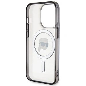 Buy Karl Lagerfeld KLHMP15XHKHNOTK Apple iPhone 15 Pro Max hardcase IML Karl`s Head MagSafe transparent - KLD1710 - {ean13} - Home Screen Store Europe