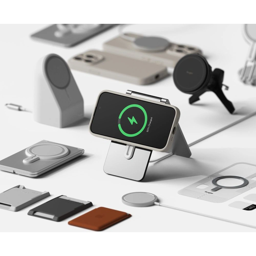 Etui Ringke Silicone Magnetic MagSafe Apple iPhone 15 Pro Stone