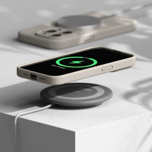 Etui Ringke Silicone Magnetic MagSafe Apple iPhone 15 Pro Stone