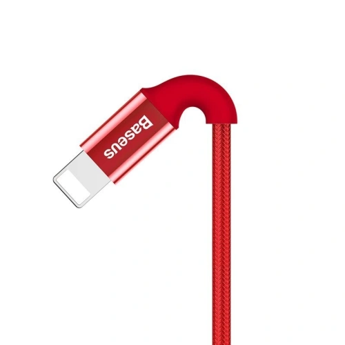 Kup Cablu Lightning Baseus cu conector iluminat 1m (roșu) - BSU353RED - {ean13} - Sklep Home Screen