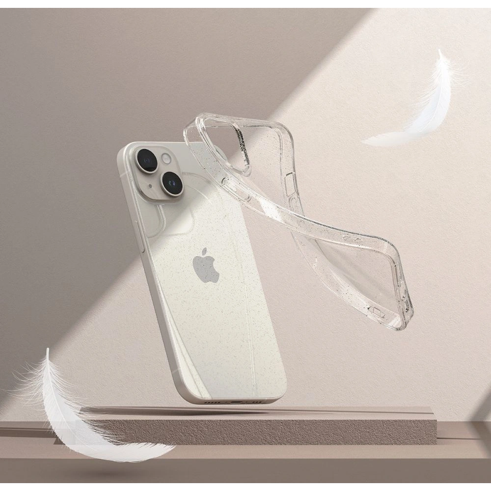 Etui Ringke Air Apple iPhone 15 Glitter Clear