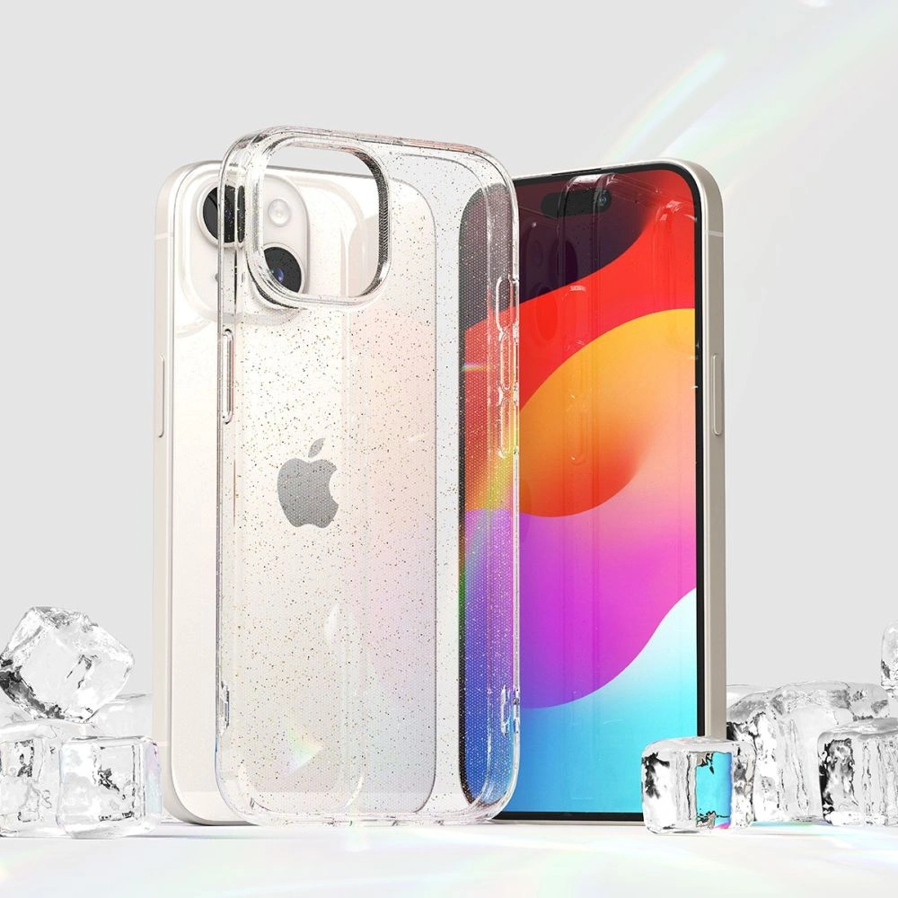 Etui Ringke Air Apple iPhone 15 Glitter Clear