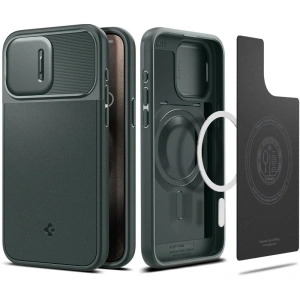Buy Spigen Optik Armor Mag MagSafe Apple iPhone 15 Pro Max Abyss Green - SPN2965 - {ean13} - Home Screen Store Europe