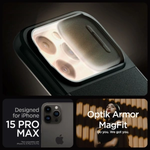 Buy Spigen Optik Armor Mag MagSafe Apple iPhone 15 Pro Max Abyss Green - SPN2965 - {ean13} - Home Screen Store Europe