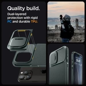 Buy Spigen Optik Armor Mag MagSafe Apple iPhone 15 Pro Max Abyss Green - SPN2965 - {ean13} - Home Screen Store Europe