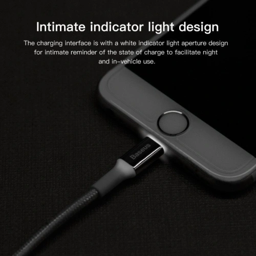 Kup Lightning-Kabel Baseus mit beleuchtetem Anschluss 1m (rot) - BSU353RED - {ean13} - Sklep Home Screen