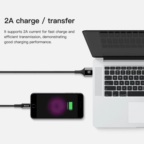 Kup Lightning-Kabel Baseus mit beleuchtetem Anschluss 1m (rot) - BSU353RED - {ean13} - Sklep Home Screen
