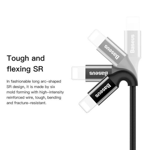 Kup Lightning-Kabel Baseus mit beleuchtetem Anschluss 1m (rot) - BSU353RED - {ean13} - Sklep Home Screen