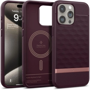 Buy Caseology Parallax Mag MagSafe Apple iPhone 15 Pro Max Burgundy - SPN2970 - {ean13} - Home Screen Store Europe