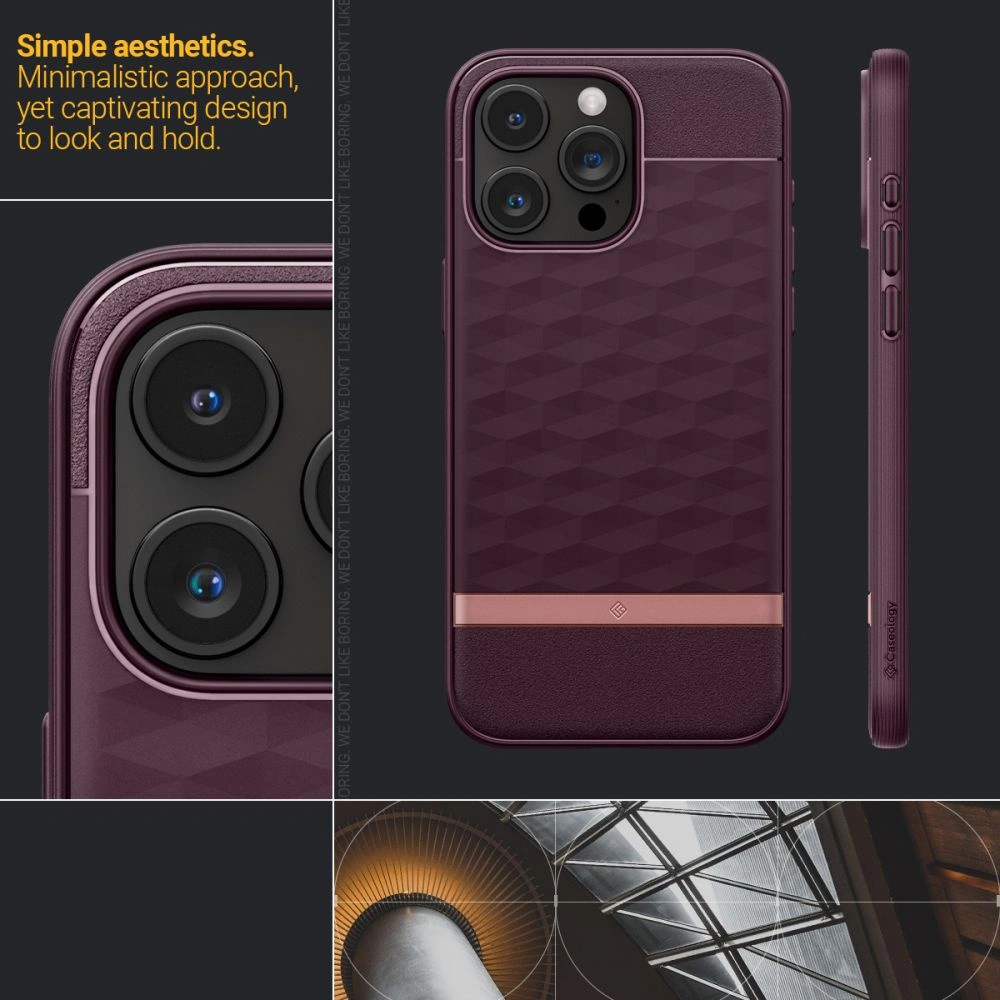 Etui Caseology Parallax Mag MagSafe Apple iPhone 15 Pro Max Burgundy