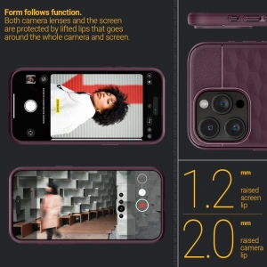 Buy Caseology Parallax Mag MagSafe Apple iPhone 15 Pro Max Burgundy - SPN2970 - {ean13} - Home Screen Store Europe
