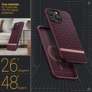 Buy Caseology Parallax Mag MagSafe Apple iPhone 15 Pro Max Burgundy - SPN2970 - {ean13} - Home Screen Store Europe