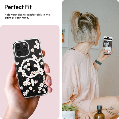 Kup Etui Spigen Cyrill Cecile Mag MagSafe Apple iPhone 15 Pro Max White Daisy - SPN2971 - {ean13} - Sklep Home Screen