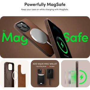 Etui Spigen Cyrill Kajuk Mag MagSafe Apple iPhone 15 Pro Saddle Brown