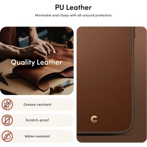 Etui Spigen Cyrill Kajuk Mag MagSafe Apple iPhone 15 Pro Saddle Brown