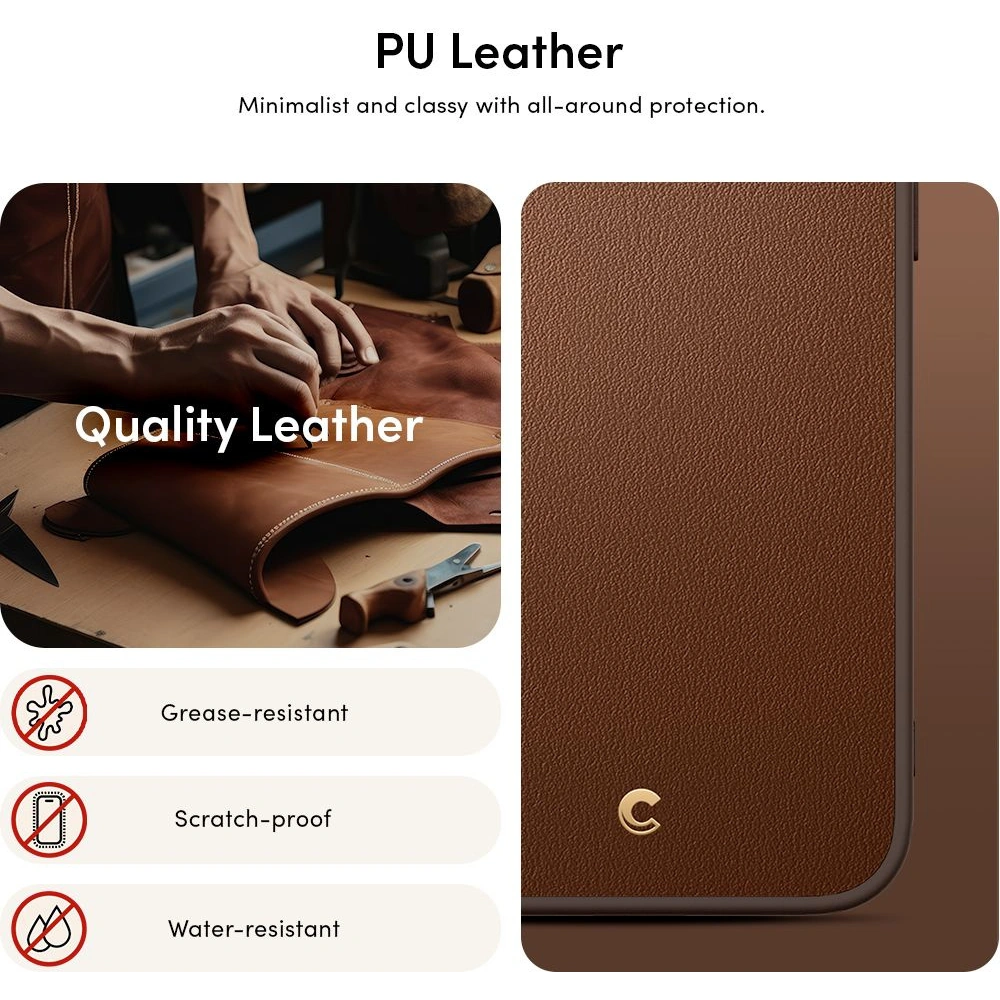 Etui Spigen Cyrill Kajuk Mag MagSafe Apple iPhone 15 Pro Saddle Brown