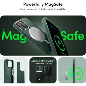 Etui Spigen Cyrill Kajuk Mag MagSafe Apple iPhone 15 Pro Forest Green