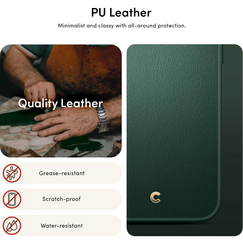 Etui Spigen Cyrill Kajuk Mag MagSafe Apple iPhone 15 Pro Forest Green