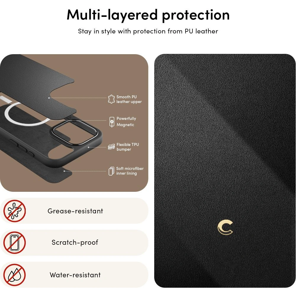 Etui Spigen Cyrill Classic Charm Mag MagSafe Apple iPhone 15 Pro Black